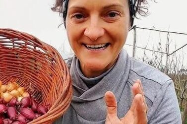 @nuskachousa «O que sementas en horta chan, florece no teu benestar»